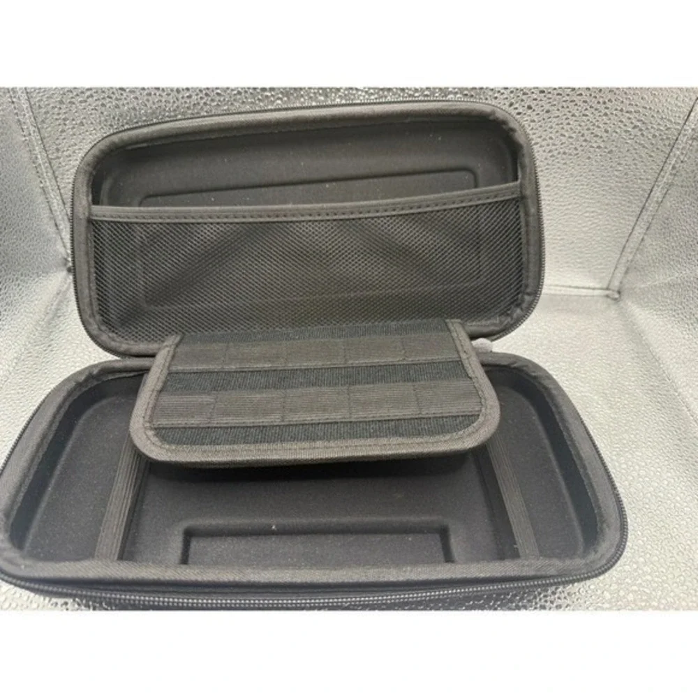 Grey Zippered Protective Case Storage Bag for Nintendo Switch